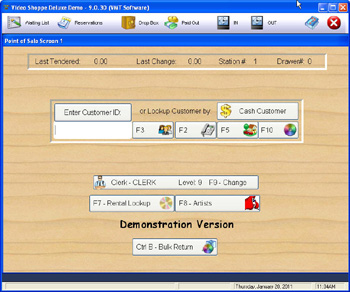 Video Rental Software Color Theme 3