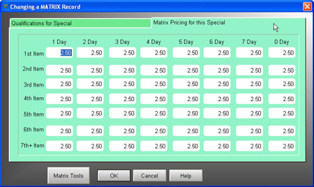 DVD Rental Software Matrix Pricing